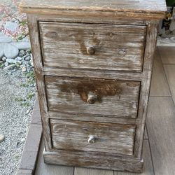 Beautiful Rustic Nightstand.