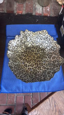 Glass bowl sheet print