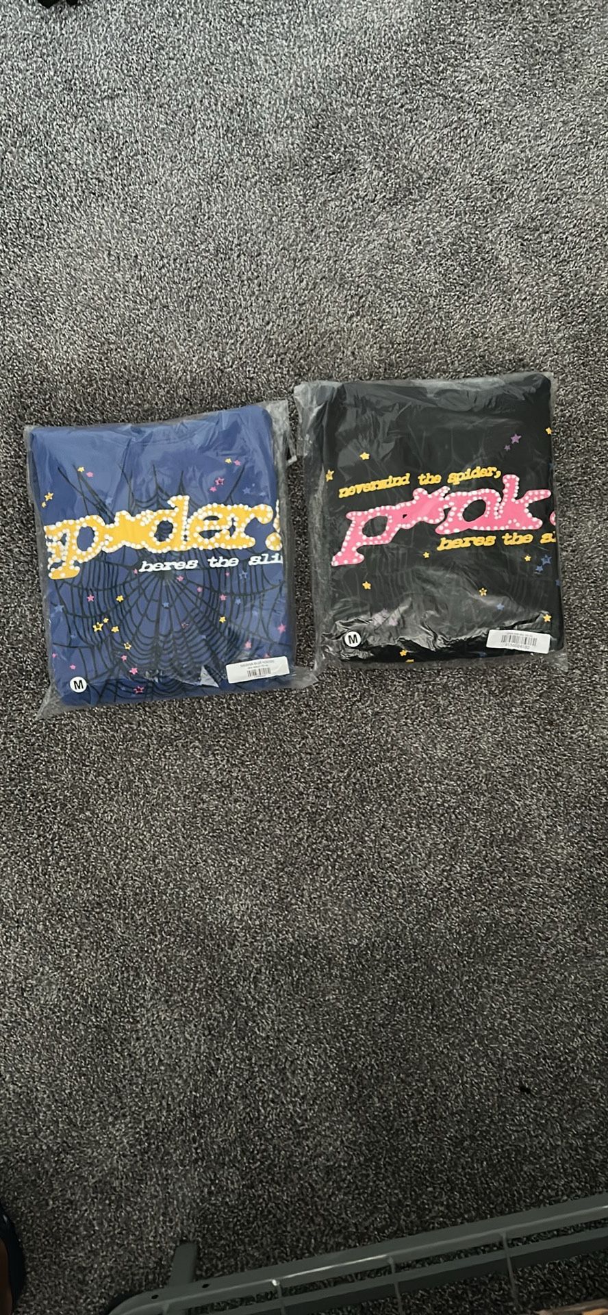 240$ NEGOTIABLE For both hoodies High Quality Puff Print Untouched