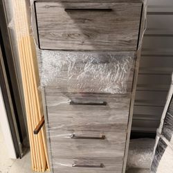 5 Drawer Ashley tall Dresser 
