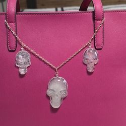 3 Skull Bag Charm