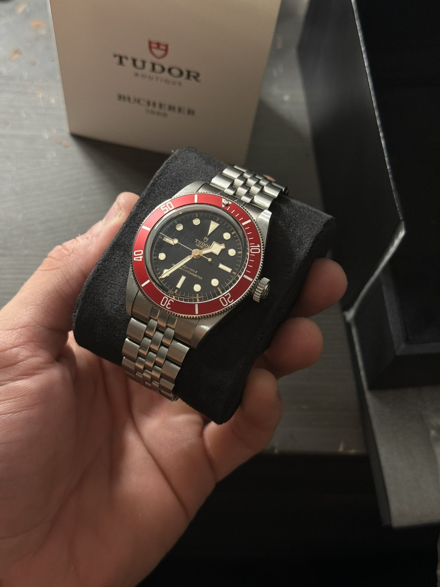 Tudor black bay burgundy Red- Full Set.