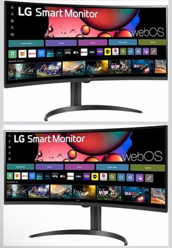 LG Smart Monitor Ultrawide Curved with webOS