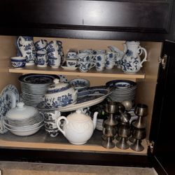 Blue Fine China 2 different sets 
