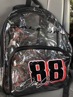 NASCAR clear backpack