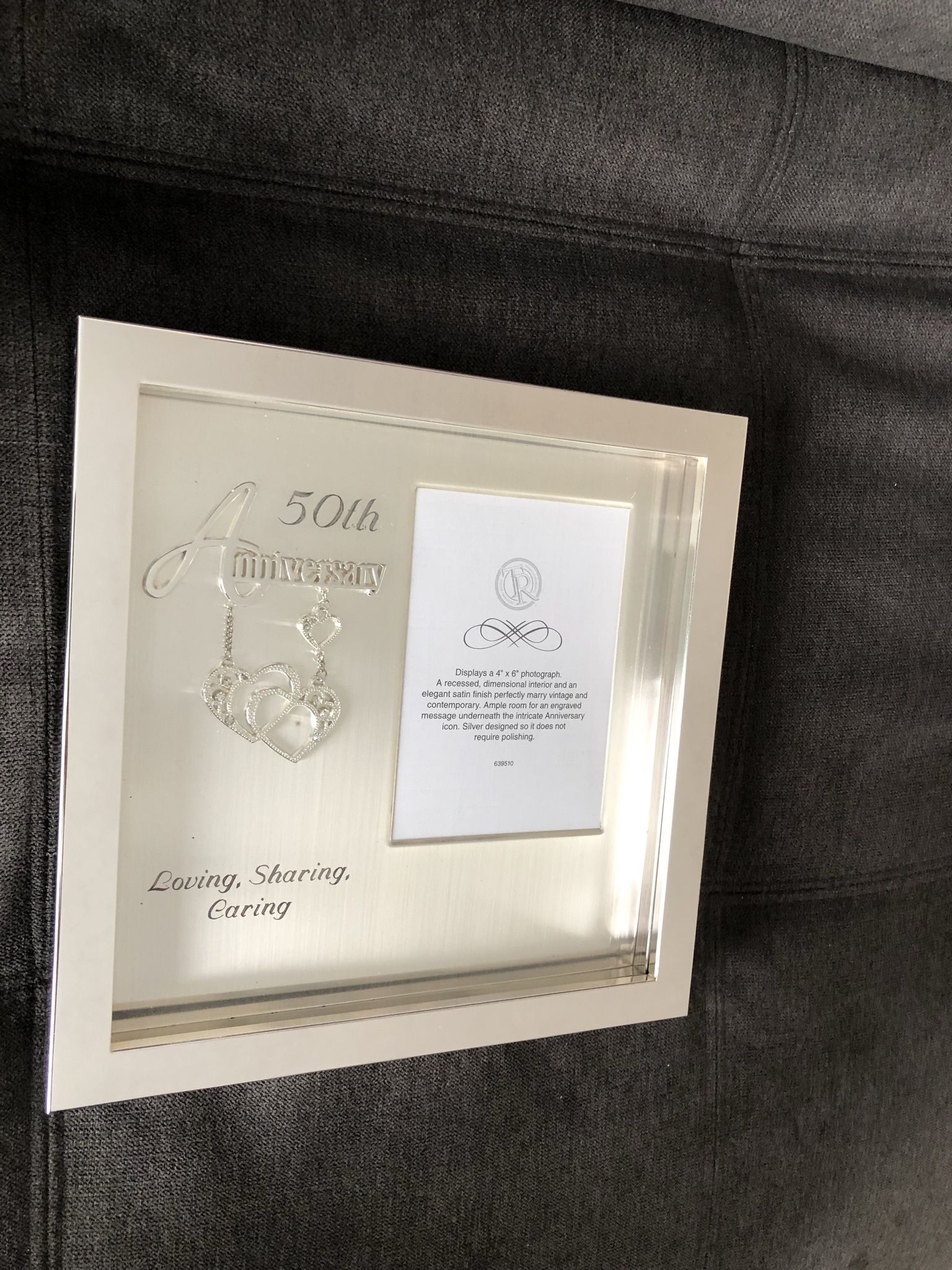 50th Anniversary Photo Frame New