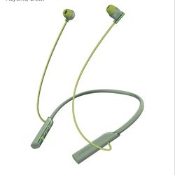 Wireless Neckband Earbuds, Wearable Around Neck Headphones Built-in Microphone, Bluetooth Headset Magnetic Earphones Deep Bass, Ultra-Lightweight Comf