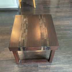 Wooden End Table 