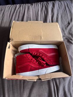 Vans Sk8-Hi in the Mono Canvas "Chili Pepper"