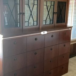 Office Or Home Cabinet Wood Solid