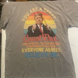 Port & Company -Donald Trump “you are a great leader dad” t shirt size Large