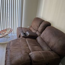 Brown Recliner Chair/Couch