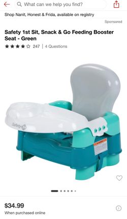 Safety 1st Portable Booster Seat/High Chair