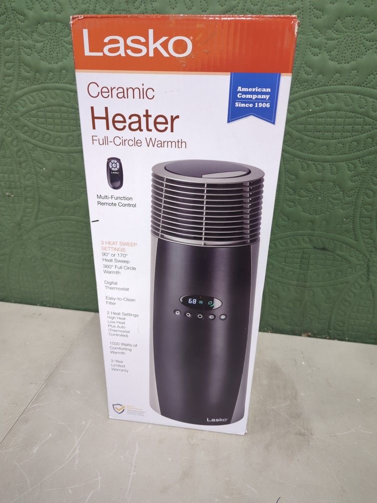 Ceramic Tower Heater Lasko Ceramic Heater Full Circle Warmth Lasko