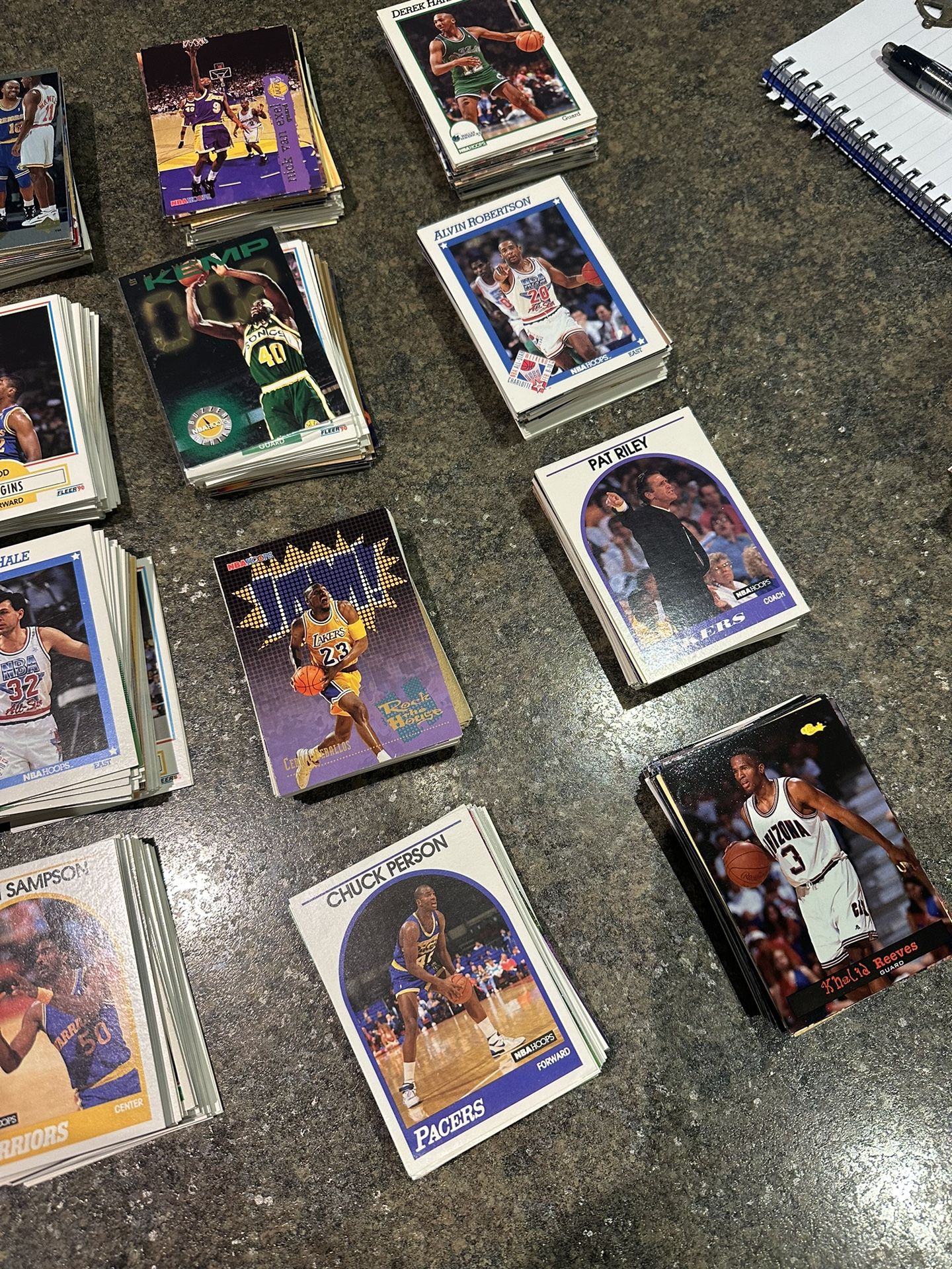 1000 Basketball Cards 1980s-1990