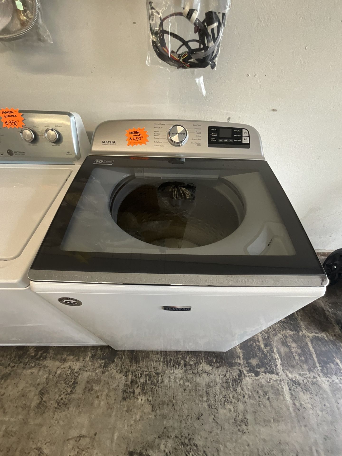 Large Capacity Maytag Top Load Washer
