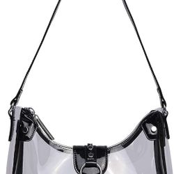 Like Dreams Shoulder Bag Clear Black 