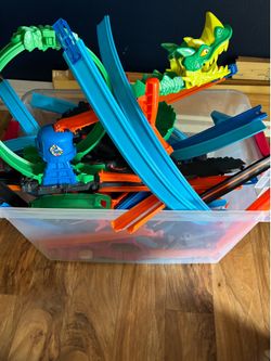 Hot Wheels Track Set Large Lot