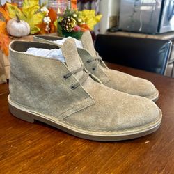 Clark’s Men’s Chukka-style Leather Suede Boots Size 9.5