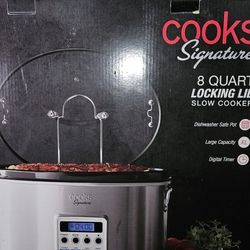 Cook's Signature 8 Quart Slow Cooker