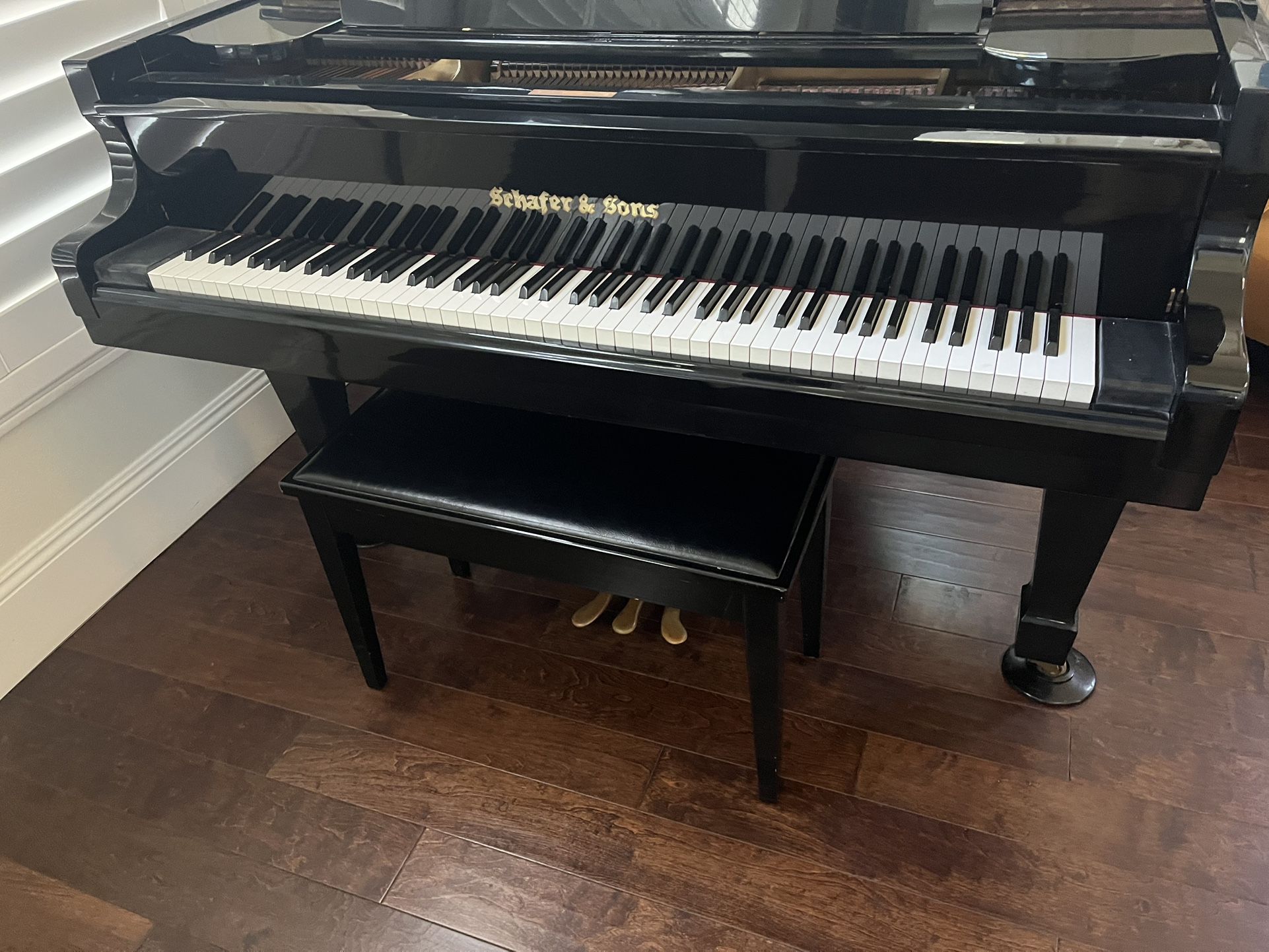 Schafer And Sons Mid Grand Piano