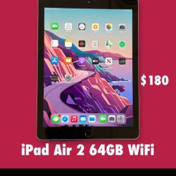 Apple iPad Air 2 64GB WiFi 9.7”  -Fully Functional -FIRM PRICE!!!