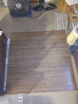 Bamboo Floor Mat Runner bundle - Large 56 in x 57 in