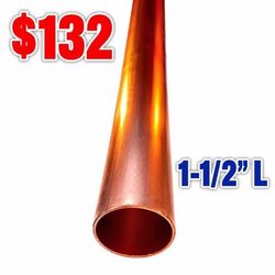 Copper Pipe L 1-1/2" Type L 10ft
