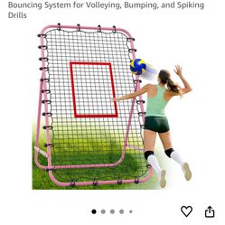 Great Half Price Deal Like New Pink Volleyball 🏐 Net Bouncer 