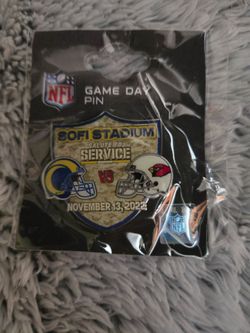 NFL Los Angeles Rams vs Arizona Cardinals Game Pin~2022