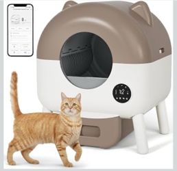 Smart Litter Box - Automatic Self Cleaning - App Control - New