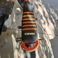 Orange and Black Seat Cover For Super73 Miami 