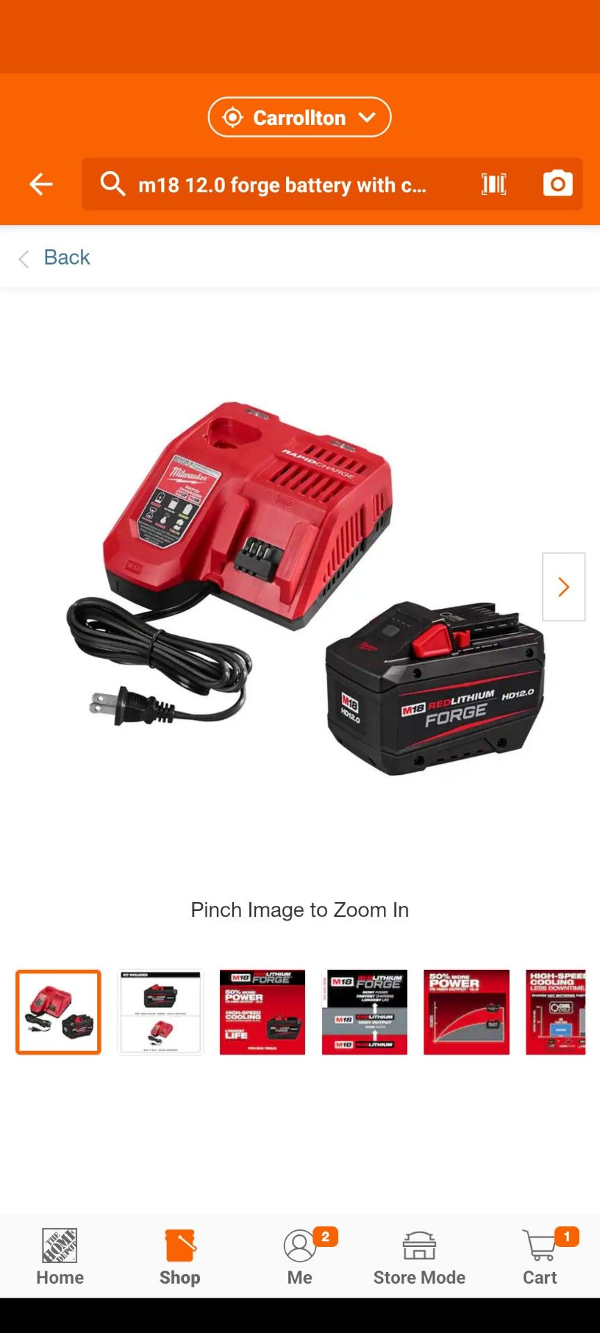 M18 RED LITHIUM FORGE HD12.0 Kit