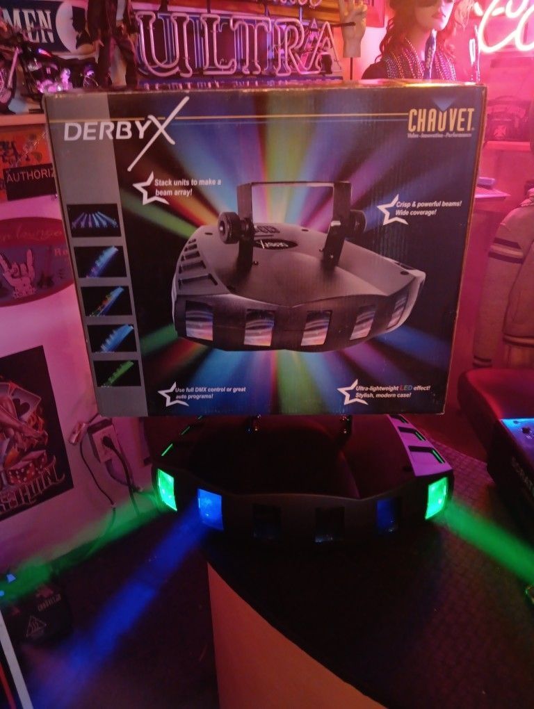 CHAUVET DJ DERBYX LIKE NEW $70