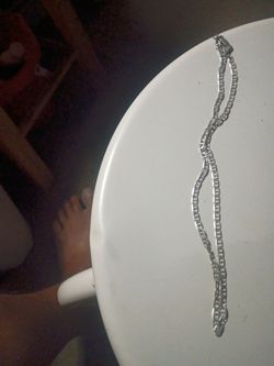 I'm selling the chain there's two chains a bracelet in the ring separately or together together is 150 or one by one