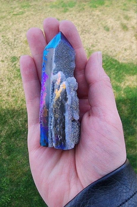Spheralite With Auralite Tower Crystal