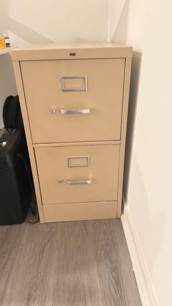 Commercial-grade, heavy steel 2-drawer lateral file cabinet. Built to last by HON—much sturdier than cheap consumer models.  Features: Smooth-gliding 