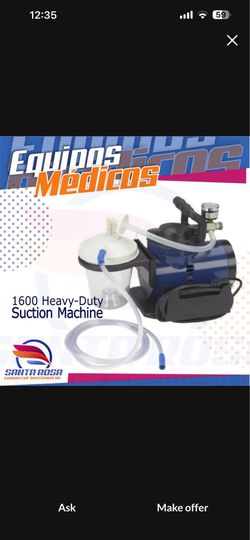 Suction vacuum machine medical