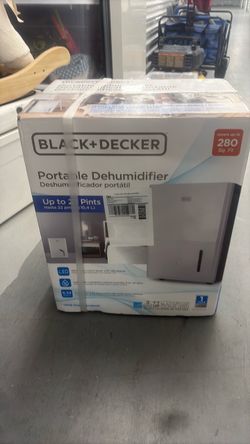 Black and Decker portable dehumidifier - Nee