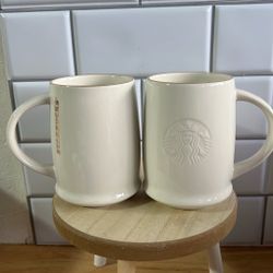 Set Of 2 Starbucks Mugs