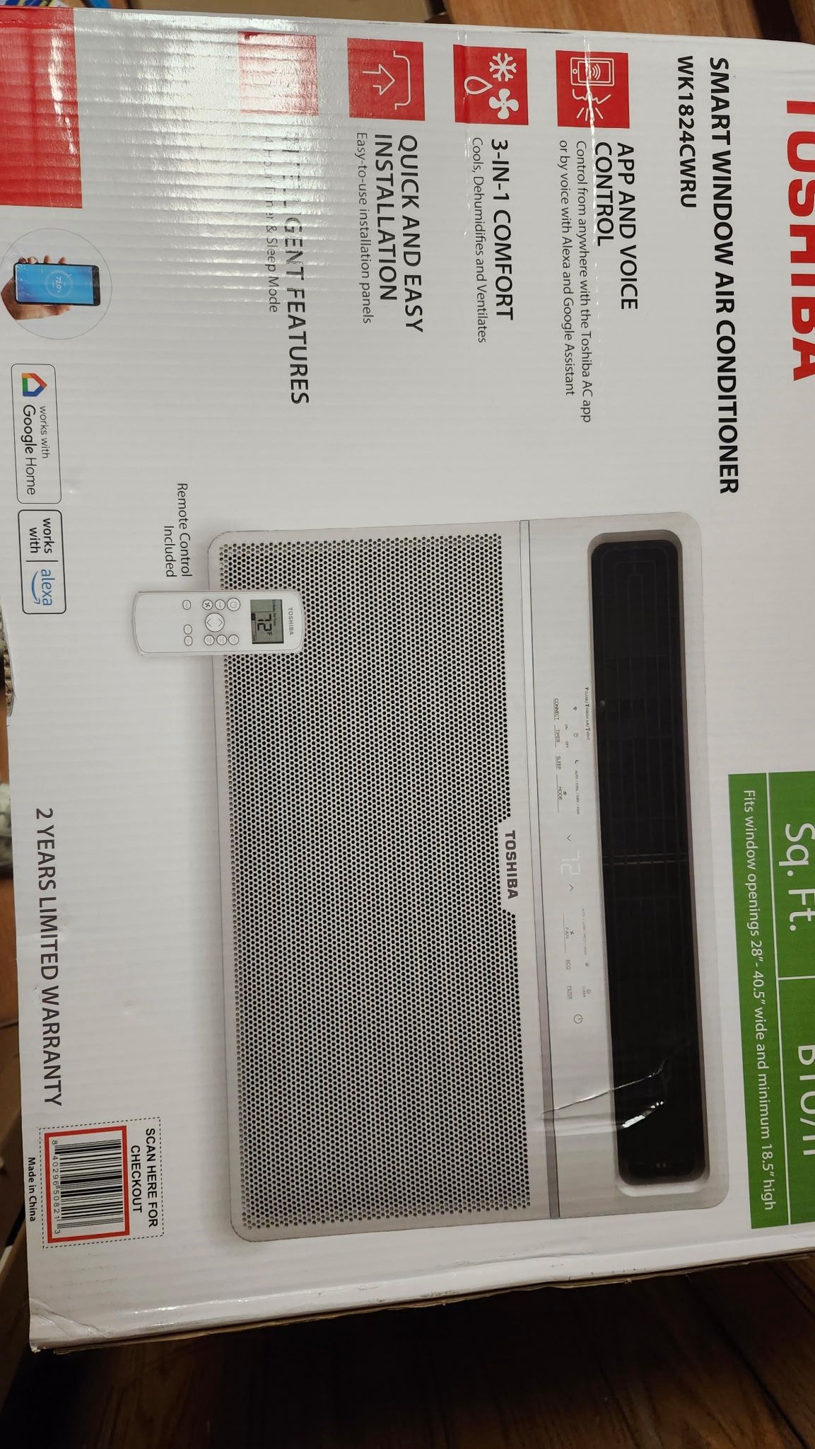 Toshiba Smart Window AC Unit $500 OBO