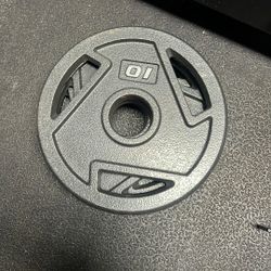 10 Pound Weight Plate. Quantity 6