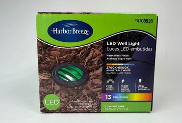 Harbor Breeze Hardwired LED Well Dock Light, 6.8 Watt 13 Color Modes NEW