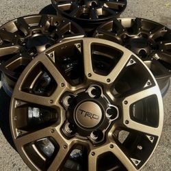 Toyota Tundra TRD PRO 18” Satin Bronze Wheels Rims Rines 