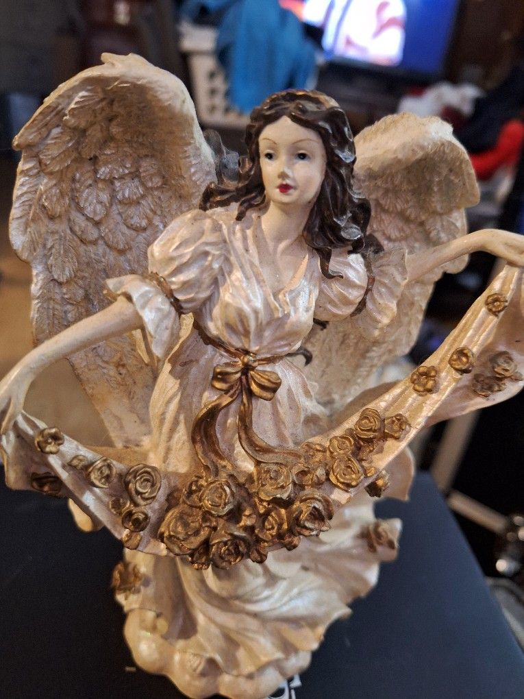 Vintage Resin Angel Of Peace