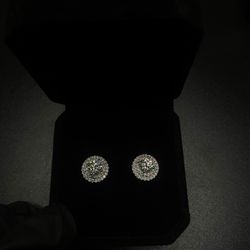 Moissanite Earrings With Papers