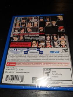 King of Fighters 97 Global Match PS4 Limited Run Games LRG Brand New and  Sealed!