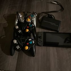Nintendo Switch With Game Cube Controller