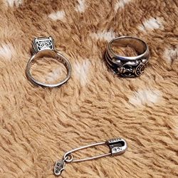 All Chrome Hearts 925 Rings And Earring