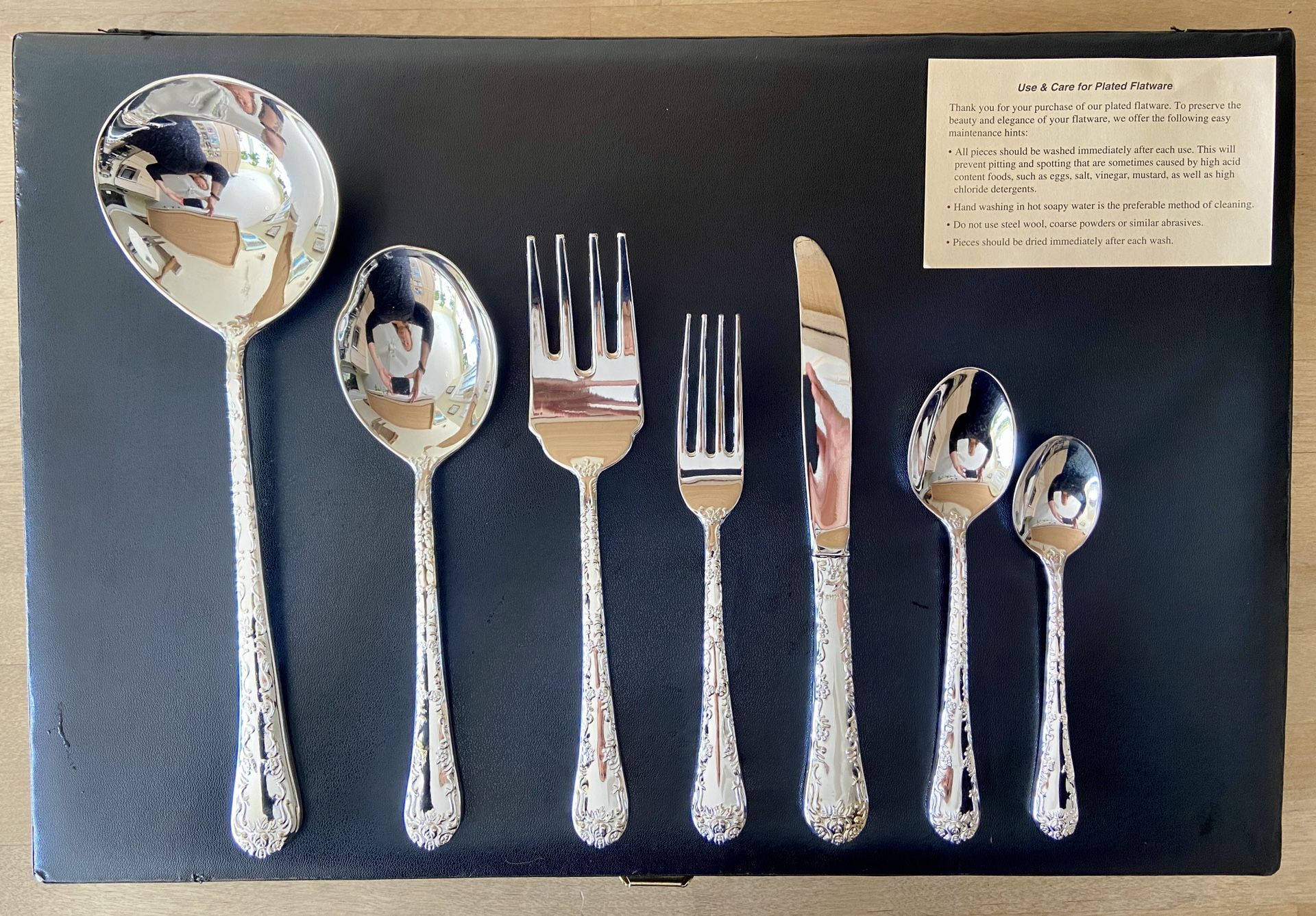 Silver Plated 51pc Flatware Set